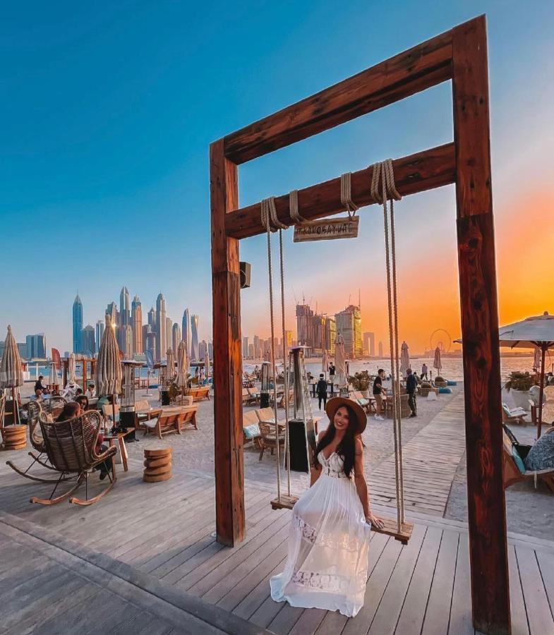 Luxury Room With Marina View Close To Jbr Beach And Metro With Shared Kitchen Дубай Екстер'єр фото