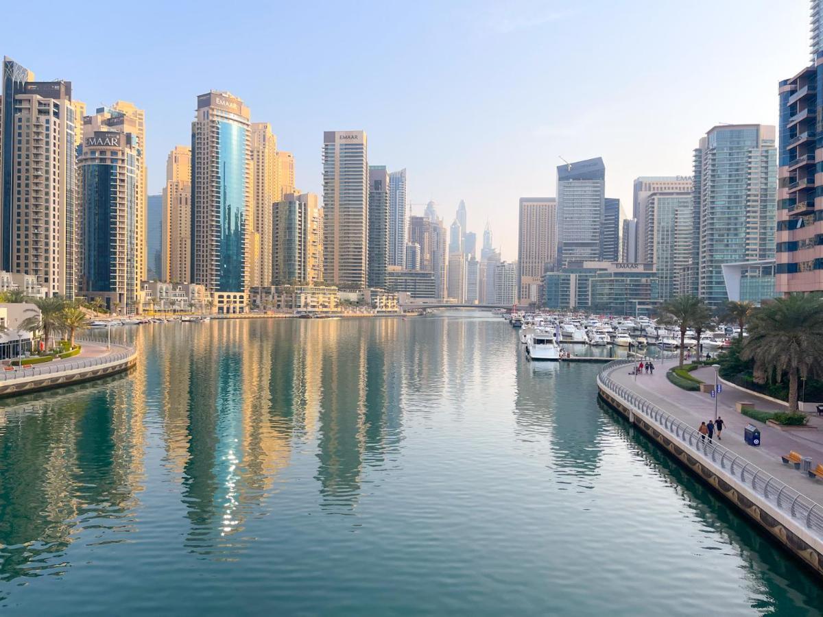 Luxury Room With Marina View Close To Jbr Beach And Metro With Shared Kitchen Дубай Екстер'єр фото